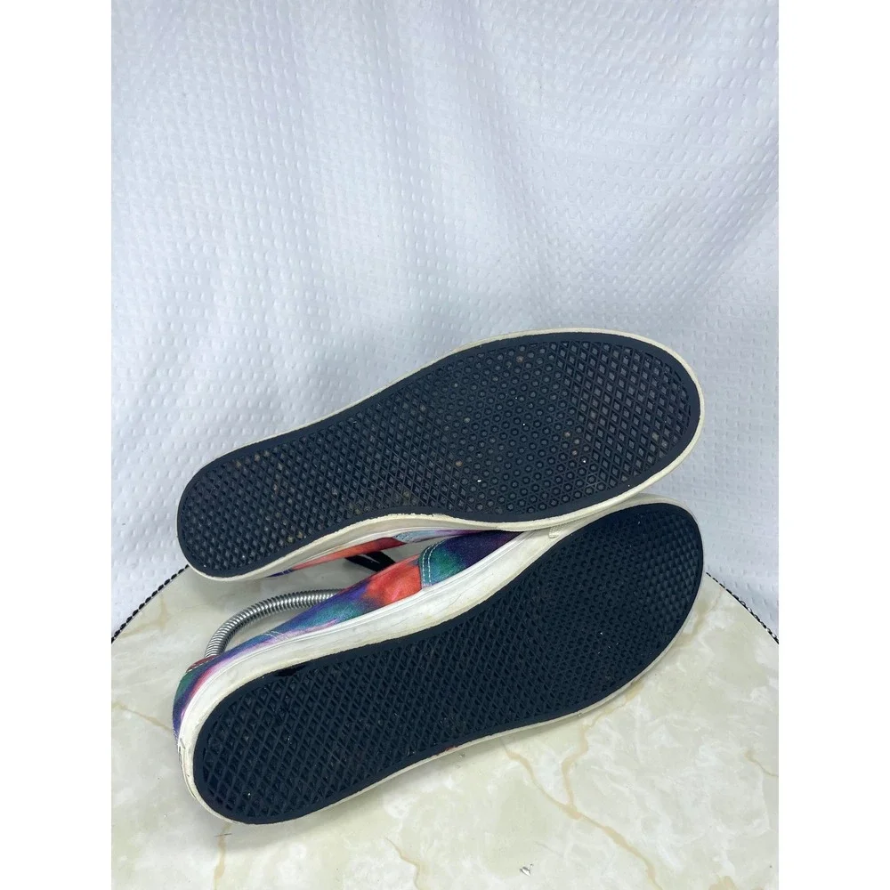 Vans Galaxy Print Authentic Low Top Shoes Women 10 Multicolor Streetwear Sneaker